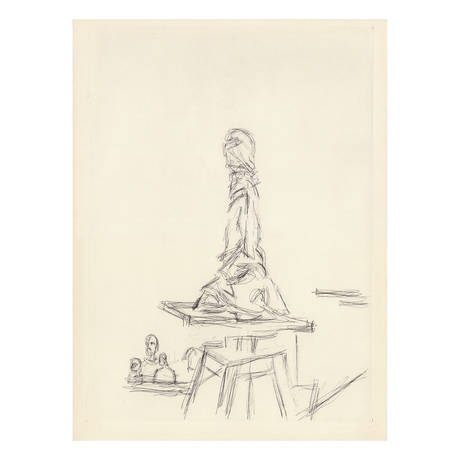 Alberto Giacometti<br>Atelier à la sellette, 1964