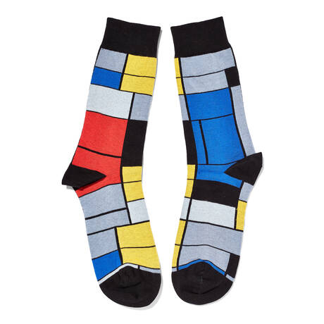 Socken - Piet Mondrian