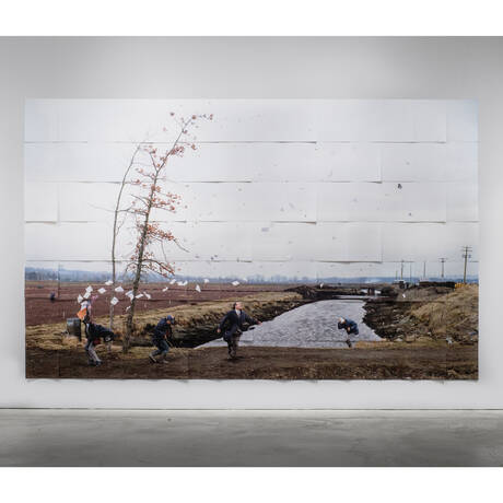 Jeff Wall<br>A Sudden Gust of Wind (After Hokusai), 2022