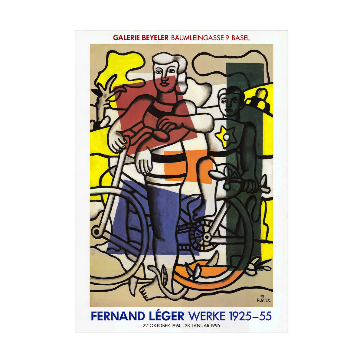 Fernand Léger - Les deux cyclistes, la mère et l'enfant, 1951