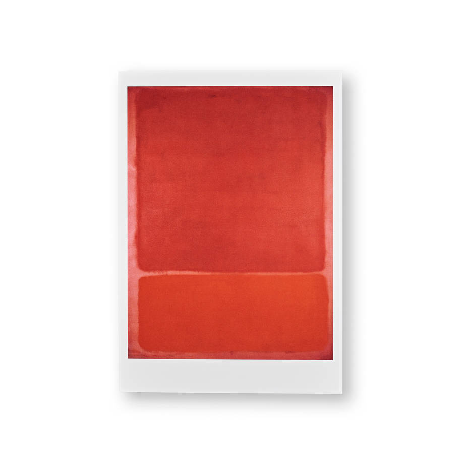 Mark Rothko - Untitled (Red, Orange), 1968 | Fondation Beyeler Shop