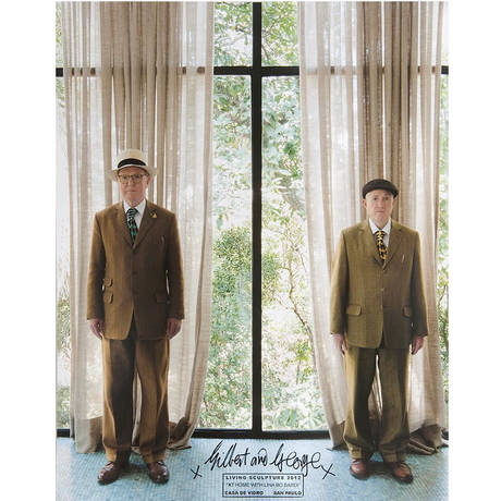 Gilbert and George<br>At home with Lina bo Bardi, 2012, Casa de