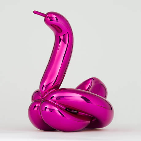 Jeff Koons<br>Balloon Swan (Magenta), 2019