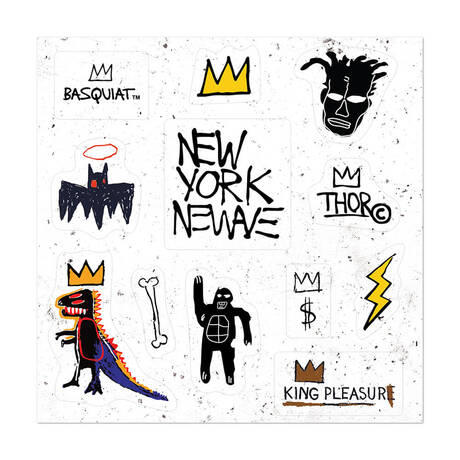 Feuille de stickers - Basquiat