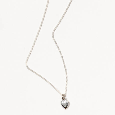 Heart necklace - Silver